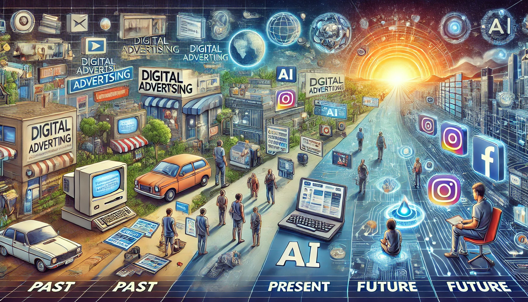 The Evolution of Digital Advertising Past, Present, and Future